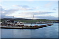 New pier being built at Holmsgarth, Lerwick in Lerwick