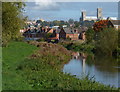 The River Witham in Lincoln in LN6 7SQ