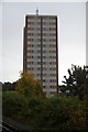 Tower block beside Seaforth & Litherland Railway Station in L20 4RH
