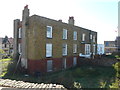 The back gardens of 124 & 126, Marine Parade, Sheerness in ME12 2BE