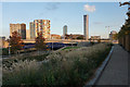 Path towards the edge of the Olympic Park in E15 2TA