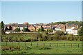 Houses of Coundon Grange from minor road through Eldon in DL14 8UR