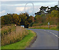 Road leading to Haddington in LN5 9EA