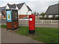 Telephone Box & Fingringhoe Road Postbox in CO2 8DG