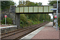 Access bridge over the railway, Spean Bridge station in PH34 4AB