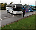 Reading Services coach parking area in RG30 3RA