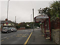Bus stop on Butt Lane in LS12 5SU