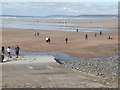The vast beach at Westward Ho!, North Devon in EX39 1HJ