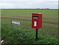 Post box on Fifty Road (B1093) in PE14 9PN
