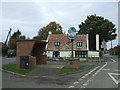 Bus stop and shelter, Christchurch in PE14 9PG