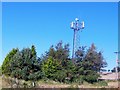 Communications mast by Tealing Road in DD3 0RE