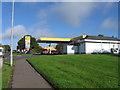 Shell filling station in Kirkcaldy
