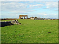 Ruined farm buildings by Ty'n-y-cae in LL44 2EW