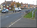 Pinch point on Tynedale Drive, Blyth in NE24 4EE