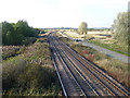 Railway west of Cambois in Cambois