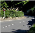 Cattle grid warning sign, Brimscombe Hill, Burleigh in GL6 9DB
