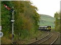 Buxton train approaching Chapel-en-le-Frith in Chapel West Ward