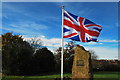 Werrington Memorial Garden **union jack** in Werrington