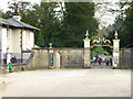 The Canal Gates at the northern entrance to Fountains Abbey in HG4 3XS