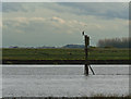 A channel marker on the River Ribble in PR4 1SG