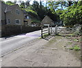 Two gates alongside a cattle grid, Burleigh in GL6 9DB