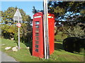 Lower Bockhampton: the telephone box in DT2 8AA