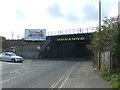 Railway bridge over Station Road, Langley Mill in DE75 7NU