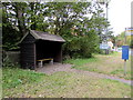 Wooden bus shelter, North Woodchester in GL5 5PN