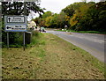 Direction sign, North Woodchester in GL5 5PN