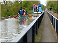 Boats crossing the Edstone Aqueduct in B95 6DW