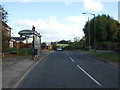 Bus stop and shelter on Chapel Street, Kilburn  in DE56 0PG