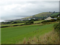 Coastal farmland north-east of Aberaeron, Ceredigion in SA46 0LJ