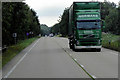 HGV Travelling West on the A47 near Poplar Farm in NR19 2NS