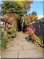 Footpath - Windsor Crescent in BD22 0QS