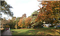 Autumn afternoon, Roath Park, Cardiff in CF23 6PT
