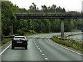 Eastbound A47, Fox Lane Bridge in NR20 3DL
