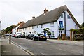 Thatched houses in High Street Langstone in PO9 1RD