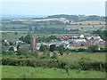 Bradninch from Castle Hill in EX5 4NB