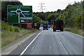 Sliproad from the A47 at Thickthorn Interchange in NR4 7NB