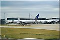 United plane, Heathrow in UB7 0BZ