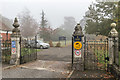 Entrance to Handcross Park School, Handcross, West Sussex in RH17 6HD