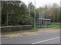 Park Road bus stop and shelter, Pontypool in NP4 8BR