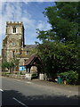 Lych gate, St Botolph's Church, Aspley Guise in MK17 8HP