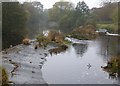 Weir above Sheepwash Bridge in NE62 5PG