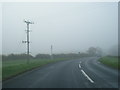 A61 bend crossed by power lines in YO7 4RN
