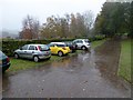 Visitors' car park at Buckfast Abbey in TQ11 0EP