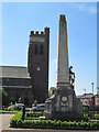 War memorial and Christ Church, Fenton in ST4 3LA