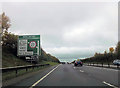 A30 approaching Iron Bridge junction in EX14 3AN