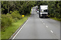 HGV on Wroxham Road near to Rackheath in NR13 6LS