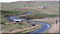 New bridge over the Burn of Baliasta in ZE2 9DZ